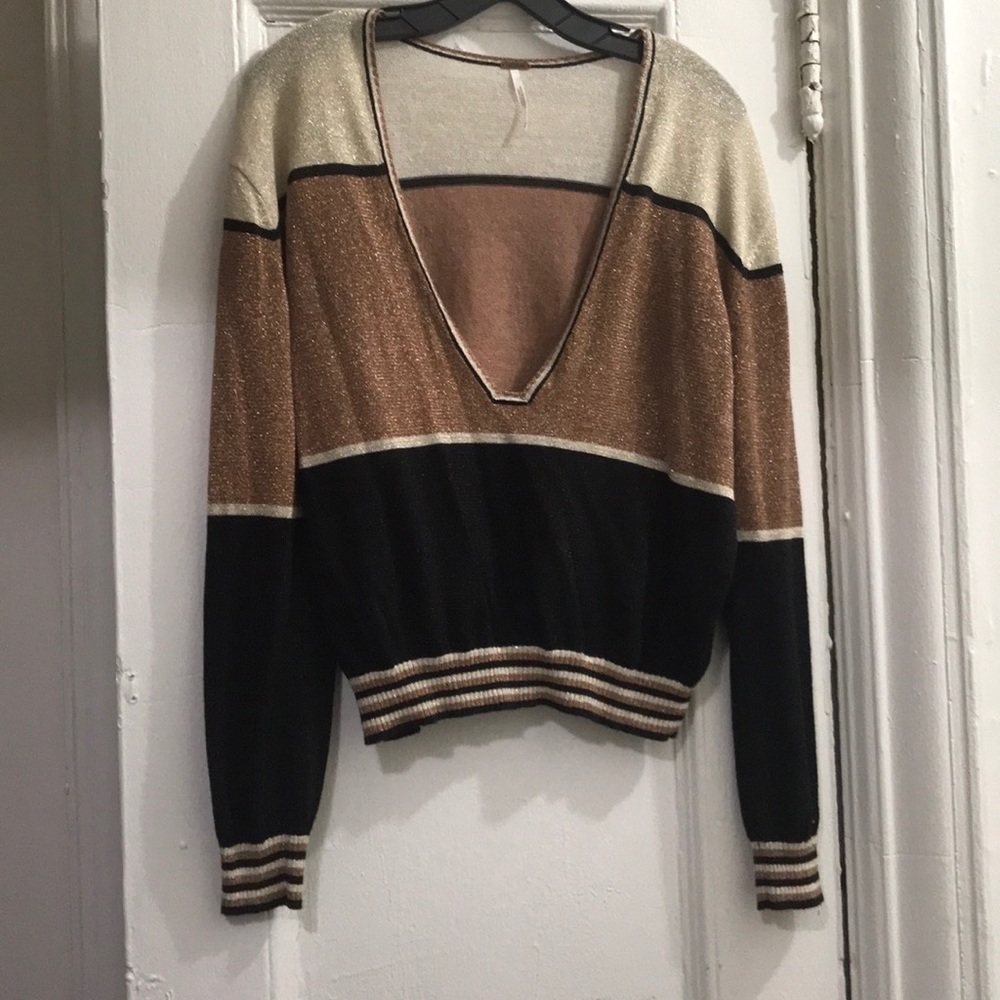 Free People striped sweater